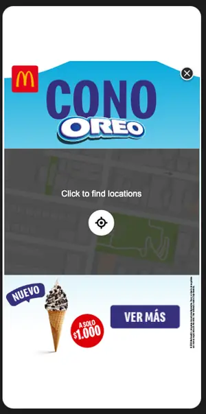Map Ad format example